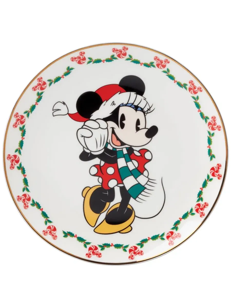 Набор десертных тарелок Disney Holiday, 12 предметов, сервировка на 4 персоны Lenox — изображение 3 из 12, мульти