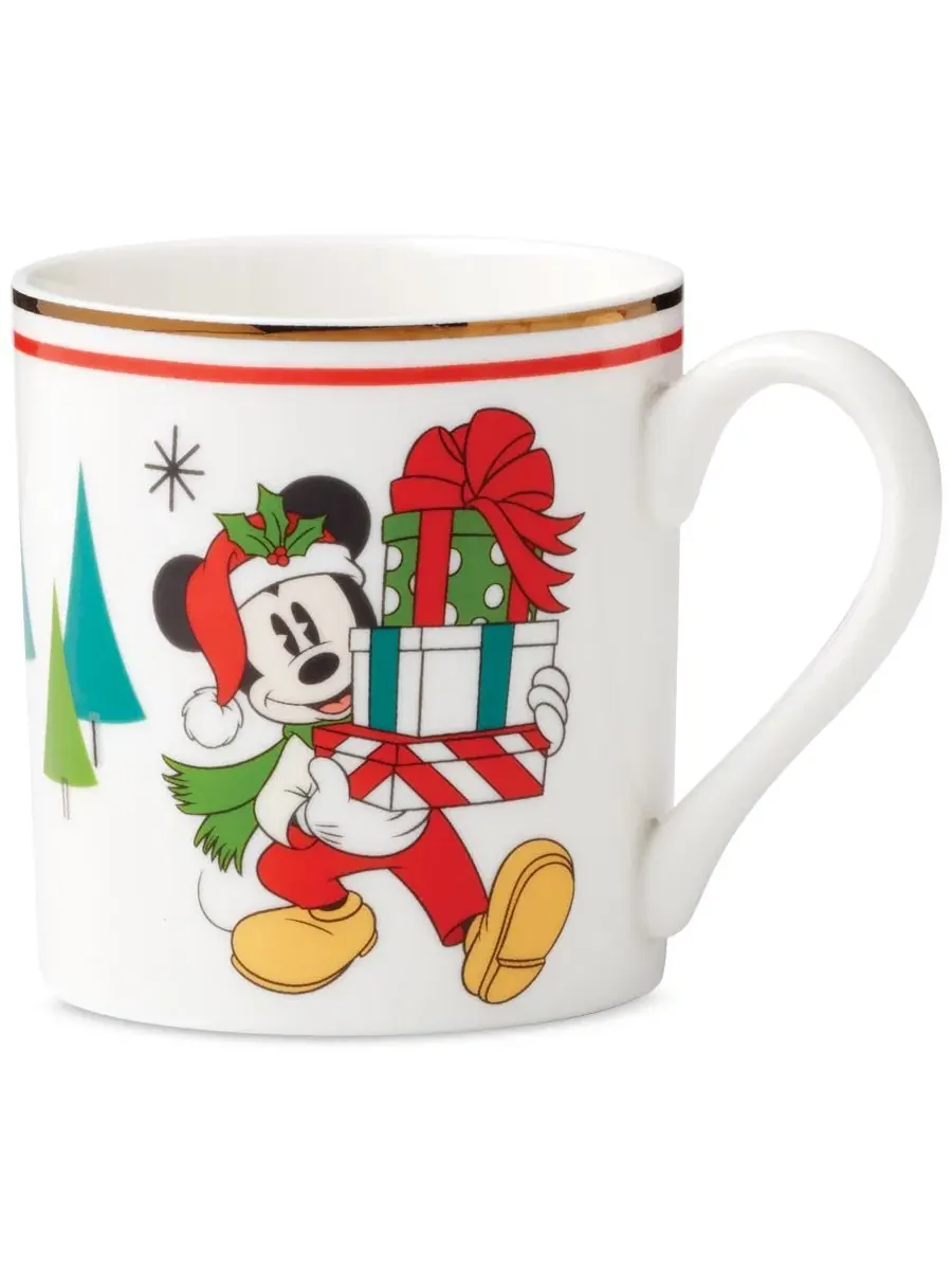 Набор десертных тарелок Disney Holiday, 12 предметов, сервировка на 4 персоны Lenox — изображение 4 из 12, мульти