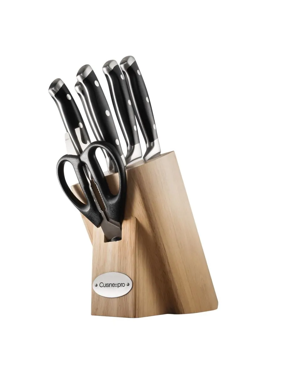 Набор ножей Artisan Licht с подставкой, 7 предметов Cuisine::pro, — изображение 1 из 10, нет цвета