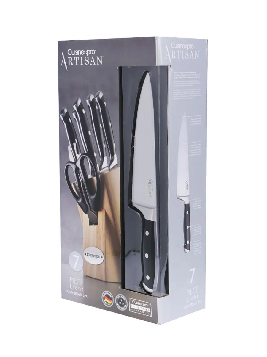 Набор ножей Artisan Licht с подставкой, 7 предметов Cuisine::pro, — изображение 9 из 10, нет цвета
