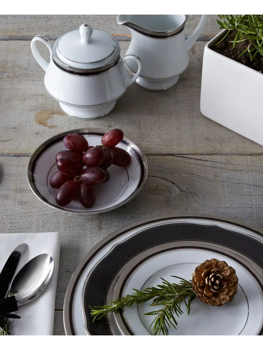 Набор для сахара и сливок Austin Platinum Noritake — изображение 2 из 3, белый