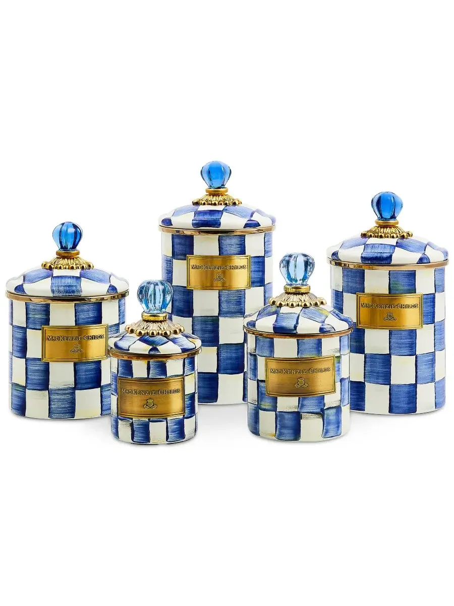 Средняя банка Royal Check Mackenzie-Childs — изображение 2 из 3, нет цвета
