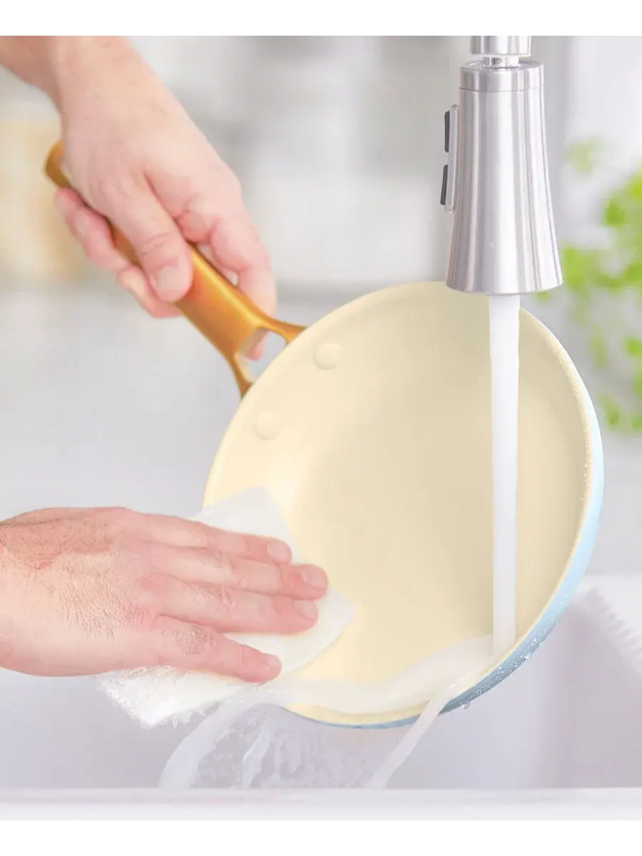 Набор из 2 сковородок Reserve Hard Anodized Aluminum, Stainless Steel GreenPan — изображение 10 из 10, синий
