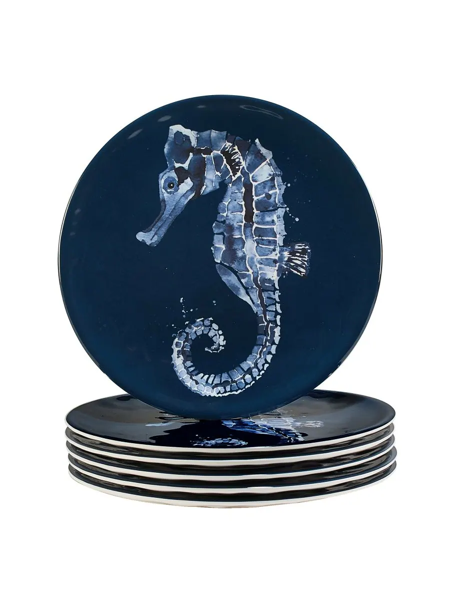 Набор из 6 меламиновых салатниц Sea Life Certified International