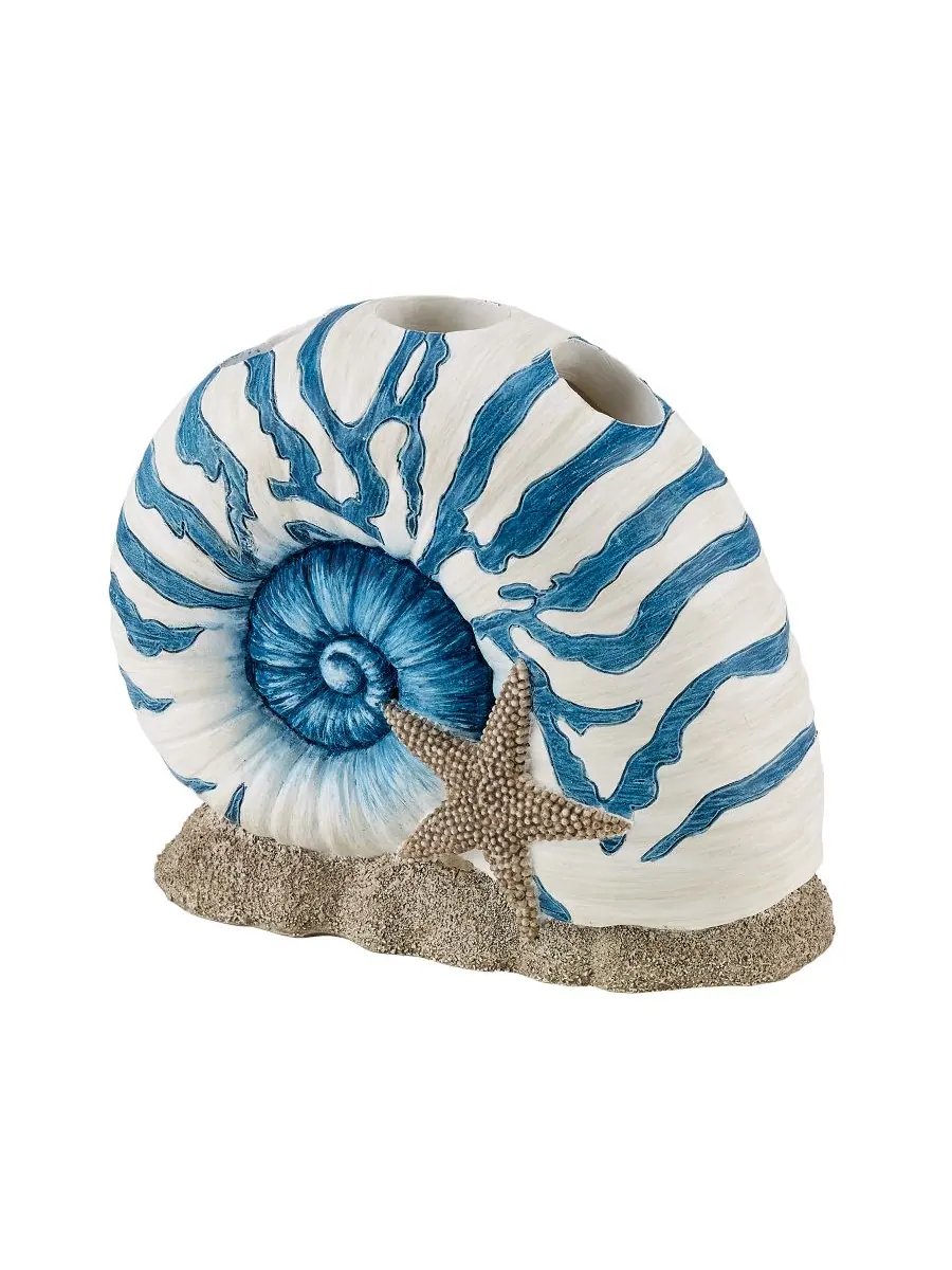 Подставка для зубных щеток blue lagoon ombre seashells Avanti — изображение 1 из 3, мульти