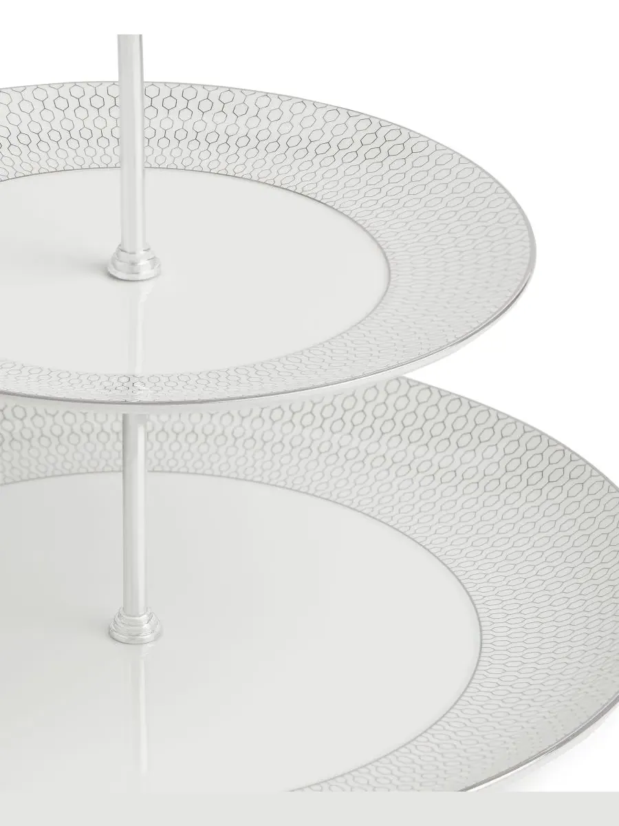 Подставка для торта Gio Platinum, 2 яруса Wedgwood — изображение 5 из 5, мульти