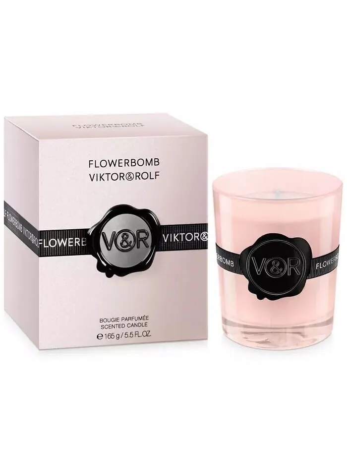 Ароматическая свеча Flowerbomb, 5,8 унции Viktor & Rolf — изображение 3 из 3, нет цвета