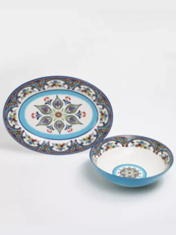 Сервировочный набор «Занзибар», 2 предмета Euro Ceramica — изображение 4 из 4, мульти