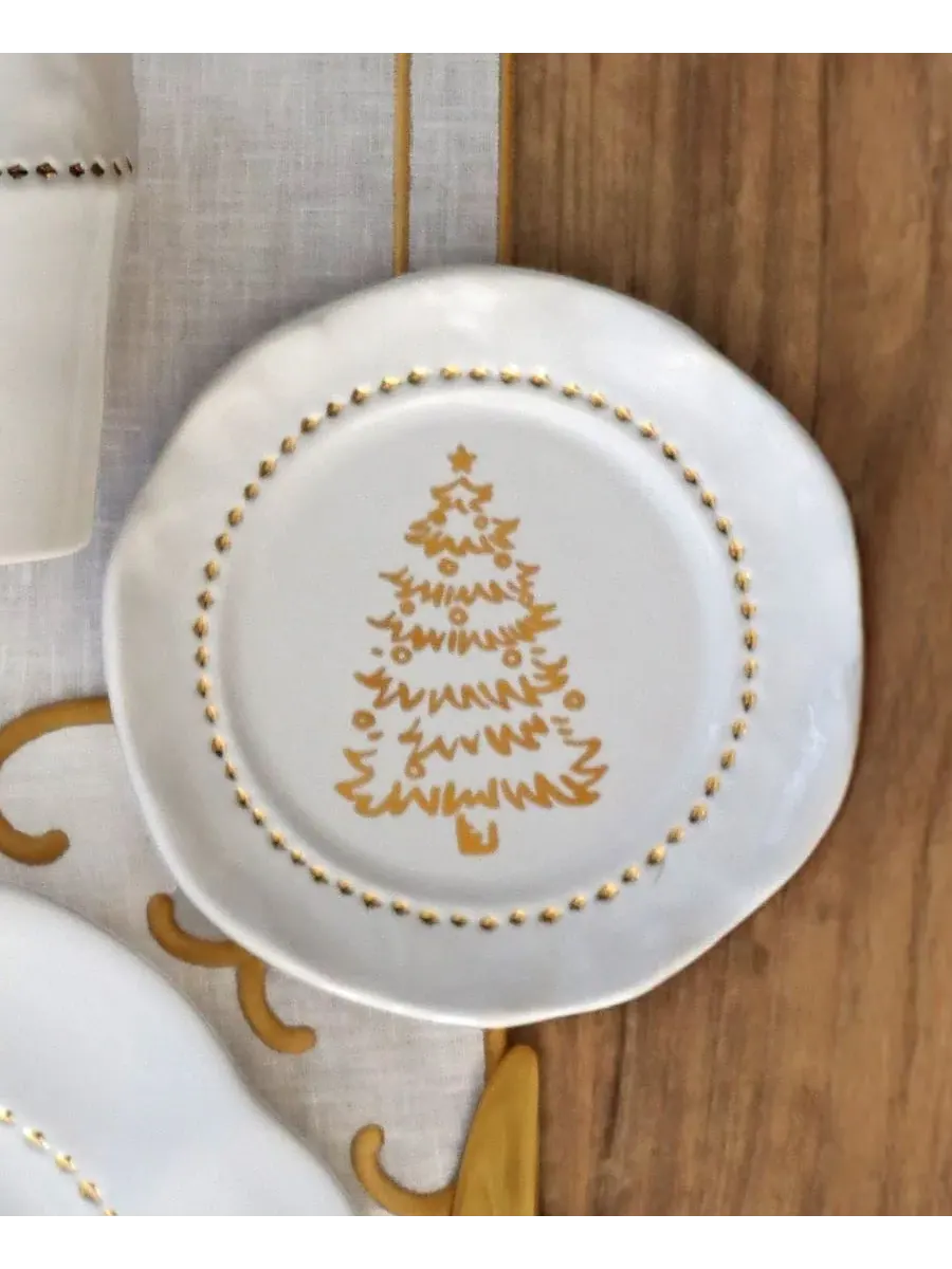 Тарелка Giorno di Festa Canape Plate Vietri — изображение 2 из 5, белый