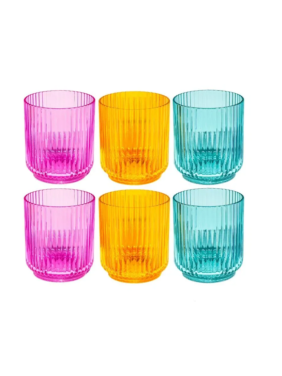 Набор стаканов Mesa из акрила, 6 шт. Abode Homewares