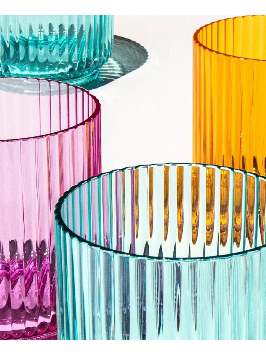 Набор стаканов Mesa из акрила, 6 шт. Abode Homewares — изображение 4 из 5, мульти