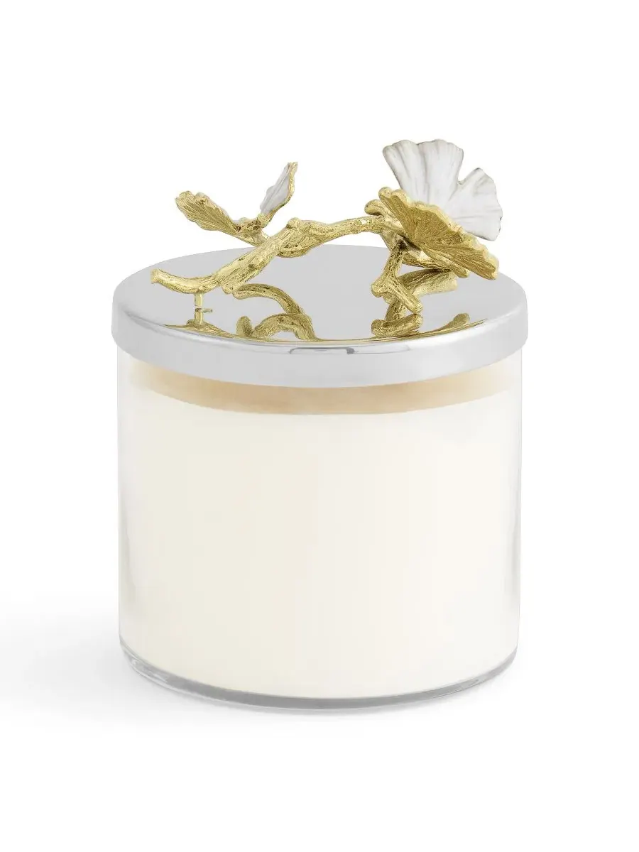 Ароматическая свеча Butterfly Gingko Gold Michael Aram, 227 г