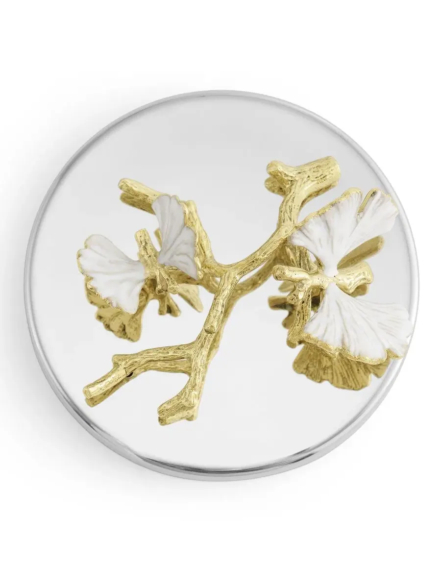 Ароматическая свеча Butterfly Gingko Gold Michael Aram, 227 г — изображение 4 из 4, нет цвета
