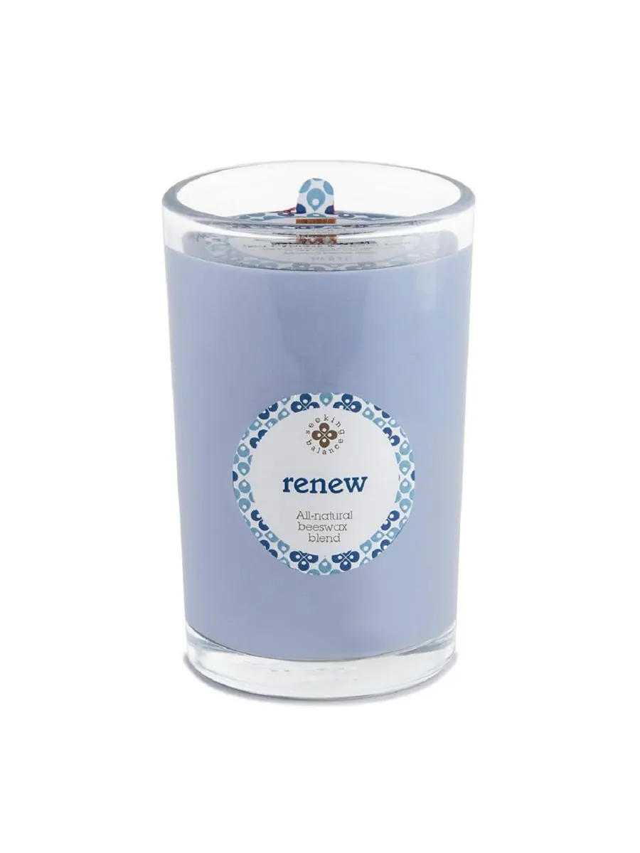 Ароматическая свеча Seeking Balance Renew Seaside Cypress Cedar leaf Spa Jar Candle, 8 унций (237
