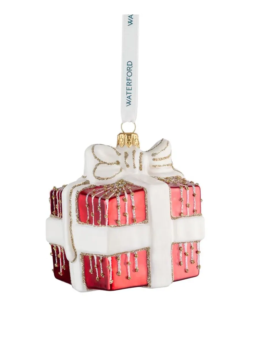 Елочная игрушка Holiday Heirlooms Present Ornament Waterford — изображение 1 из 3, мульти
