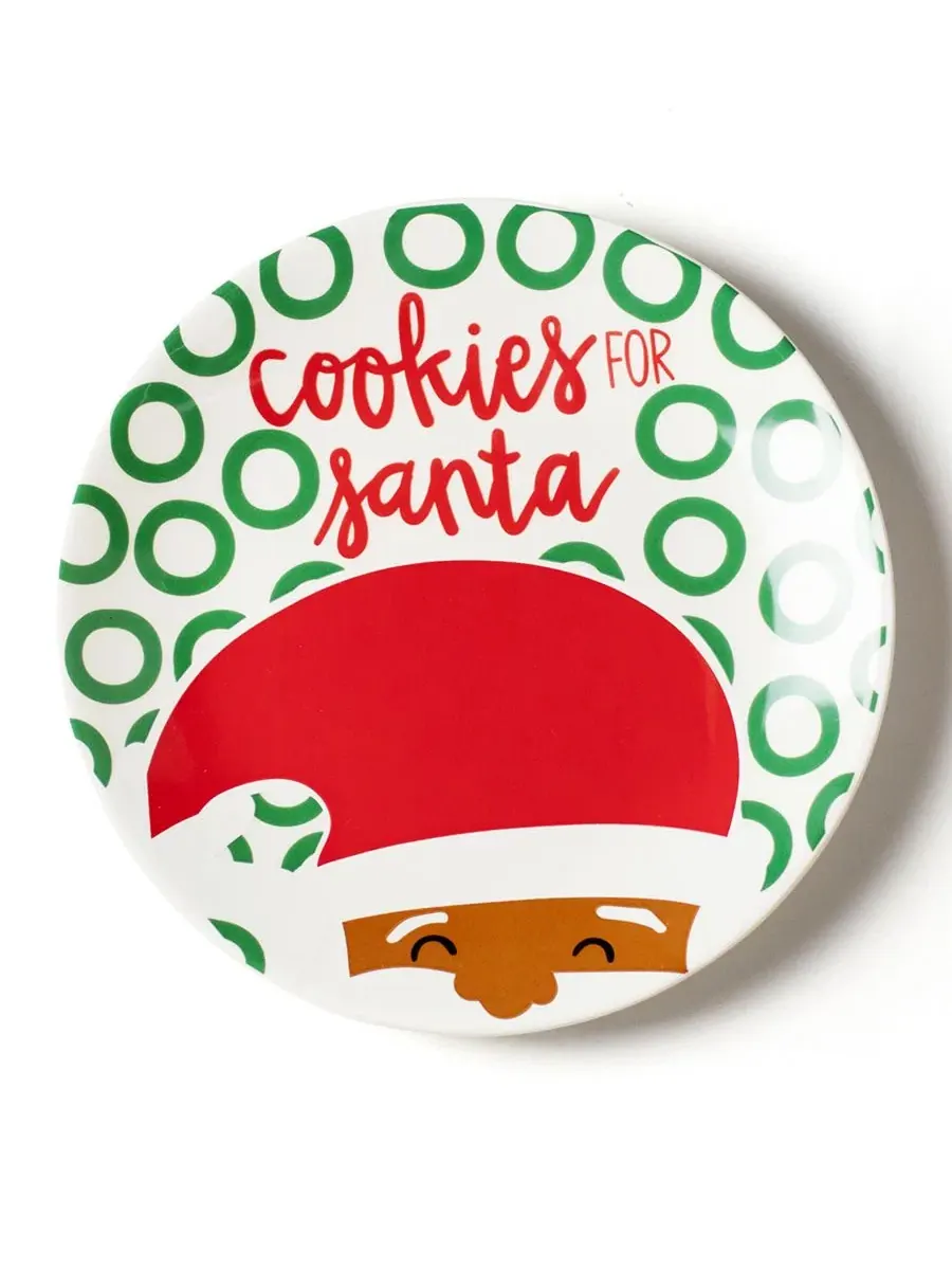 Тарелка для печенья Санте North Pole Cookies for Santa Plate Coton Colors