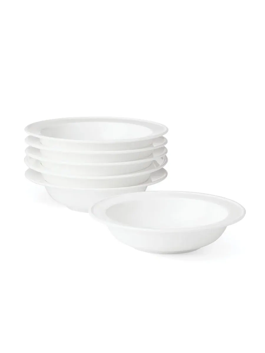 Набор пастельных тарелок для пасты Lenox Studio 1414 Bone China, 6 шт.