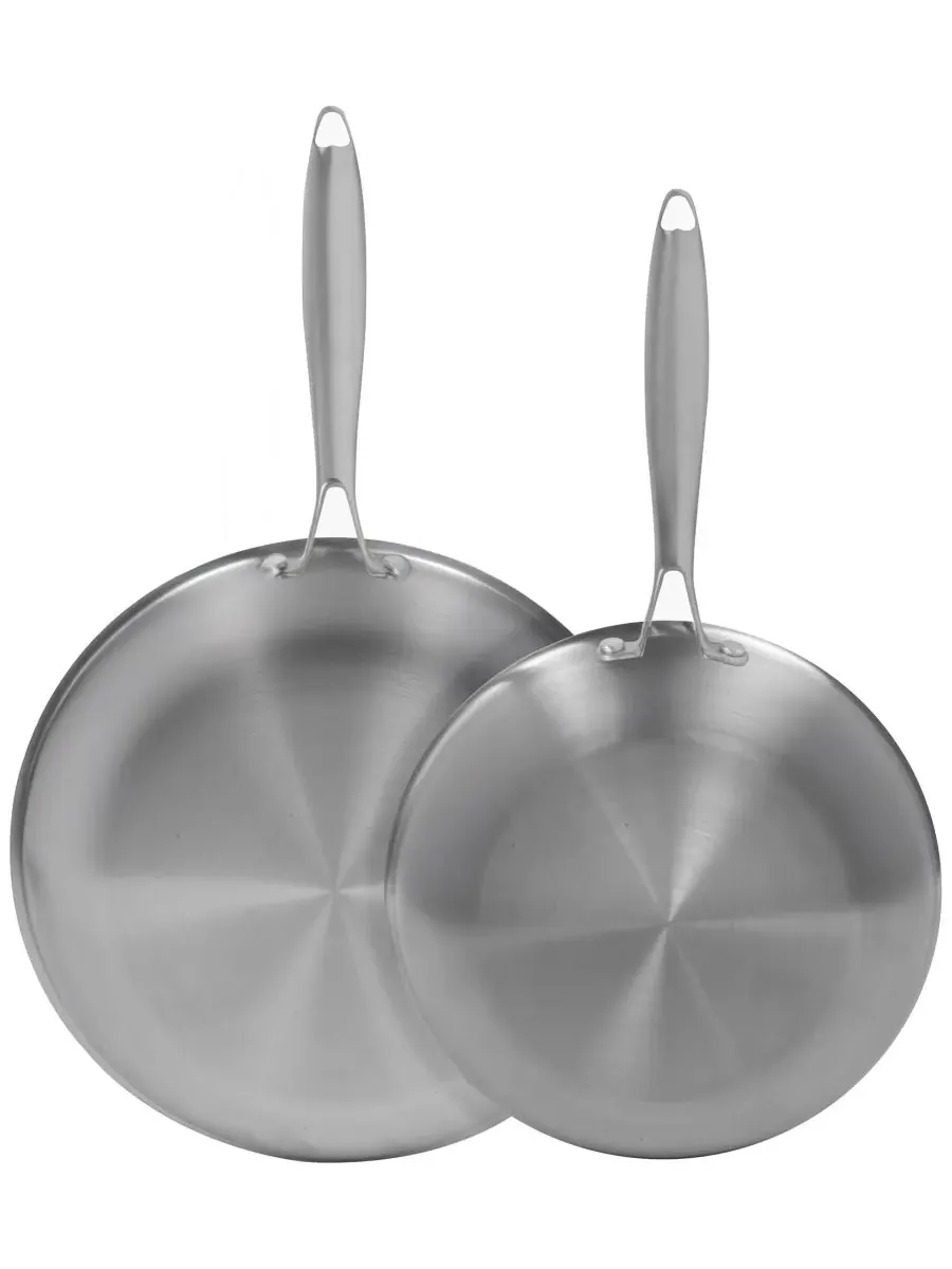 Набор из 2 сковородок Glidesteel из нержавеющей стали с антипригарным покрытием Sedona Kitchen — изображение 2 из 4