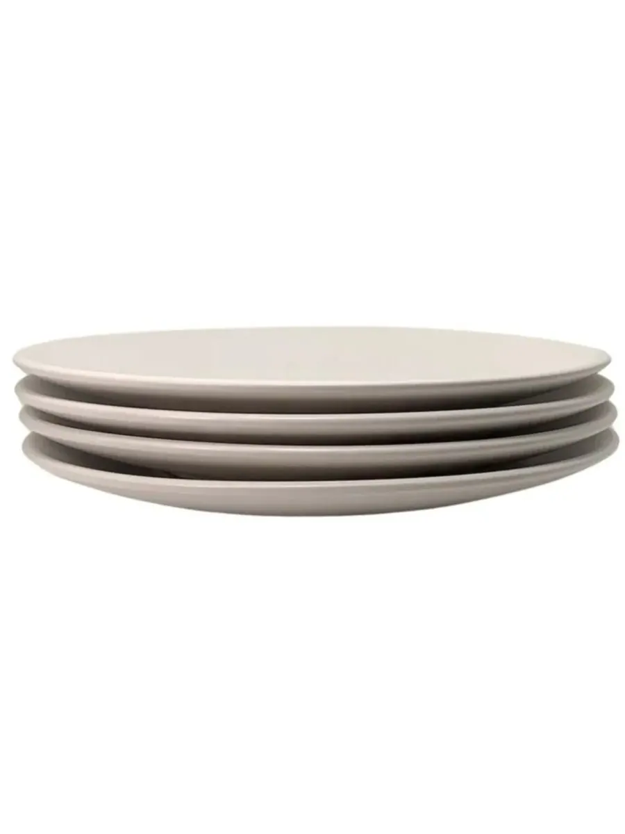 Набор из 4 керамических тарелок для салата Contour Zulay Kitchen, терракотовый — изображение 6 из 9