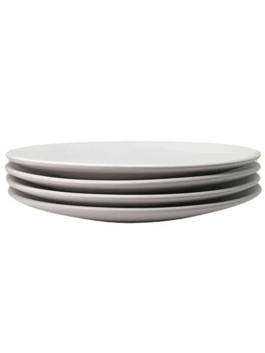 Набор из 4 керамических тарелок для салата Contour Zulay Kitchen, терракотовый — изображение 8 из 9