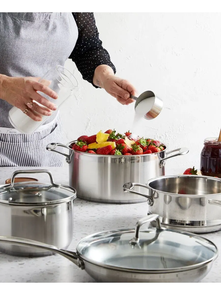 Набор из 10 предметов из нержавеющей стали ICONIX Cuisine::Pro — изображение 6 из 8, серебряный