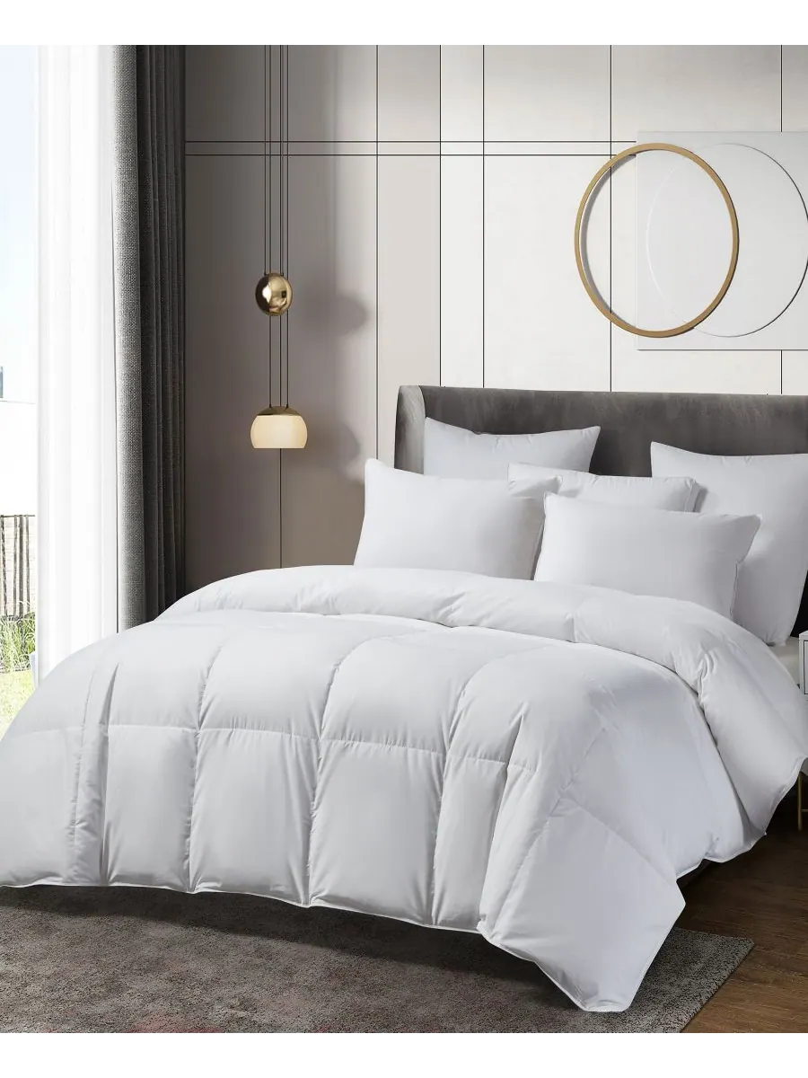 Beautyrest Одеяло FreshLOFT из белого пуха и пера, сатин, плотность ткани 300 нитей, размер King — изображение 3 из 4, белый