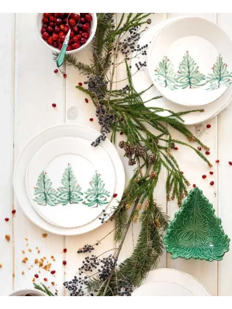 Овальное блюдо Lastra Holiday Pasta Bowl VIETRI — изображение 2 из 3, мульти