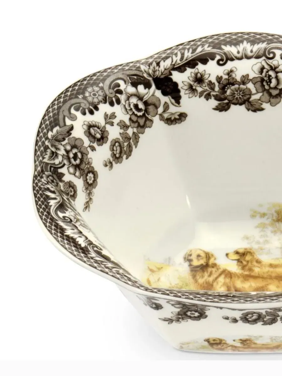 Ореховая чаша для лесного золотистого ретривера Spode — изображение 2 из 4, коричневый