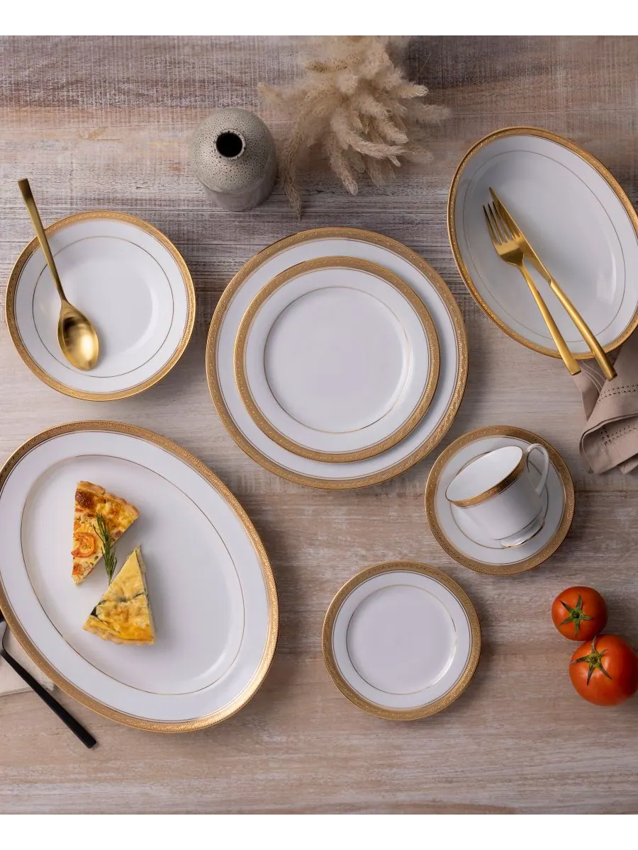 Noritake Овальное блюдо Crestwood Gold — изображение 6 из 6, золото