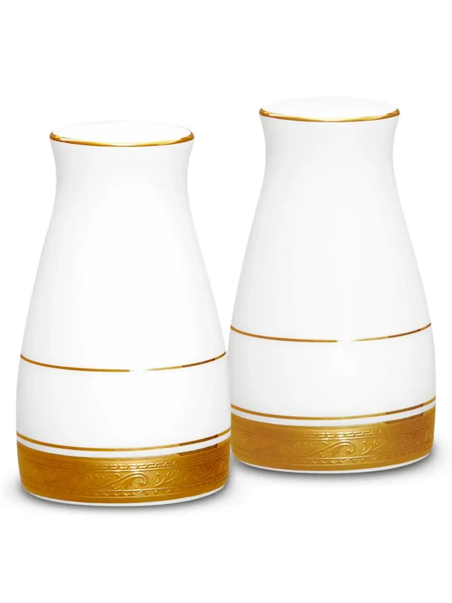Набор из солонки и перечницы Noritake Crestwood Platinum 8 см