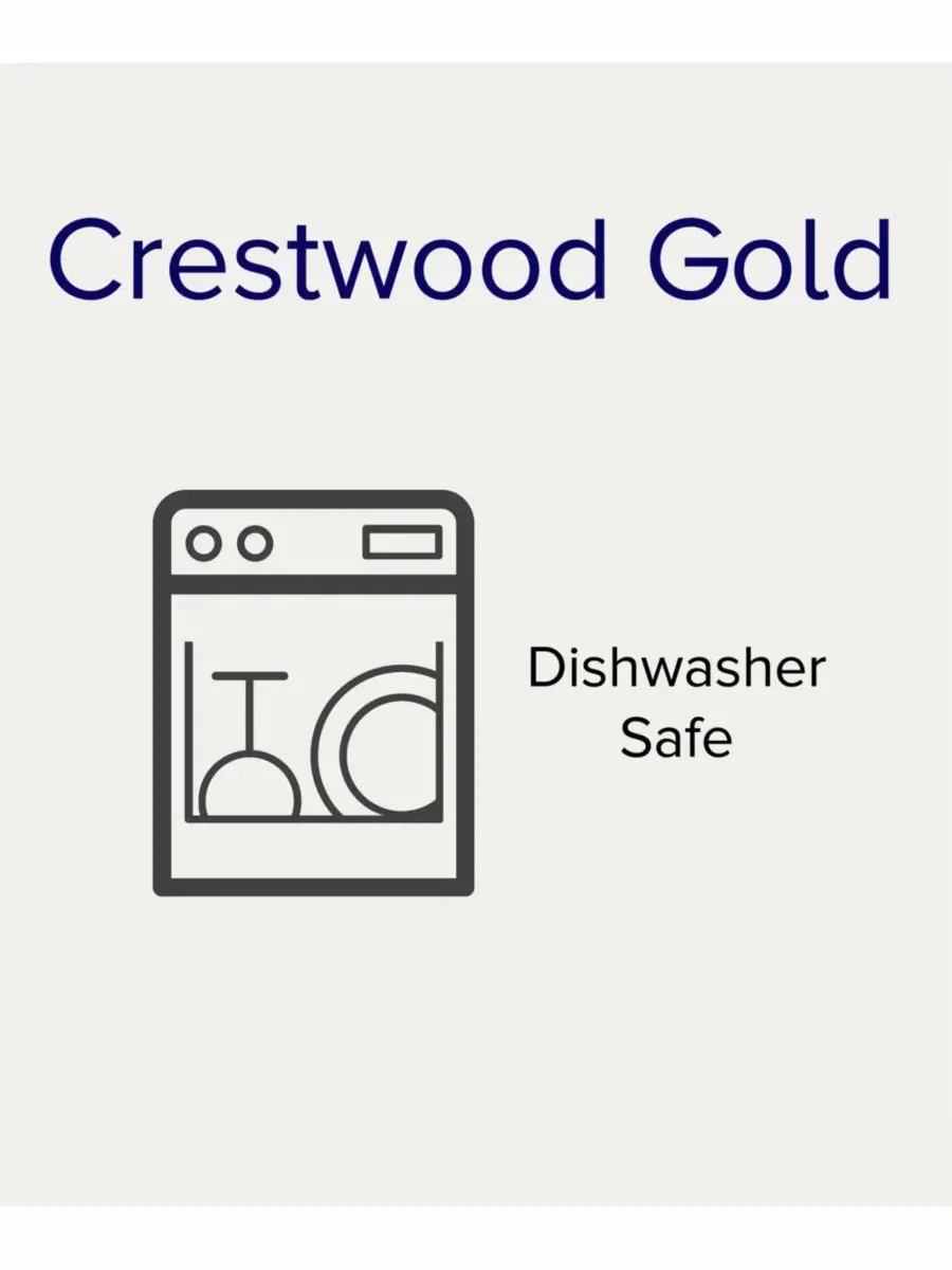 Набор из солонки и перечницы Noritake Crestwood Platinum 8 см — изображение 2 из 2, золото