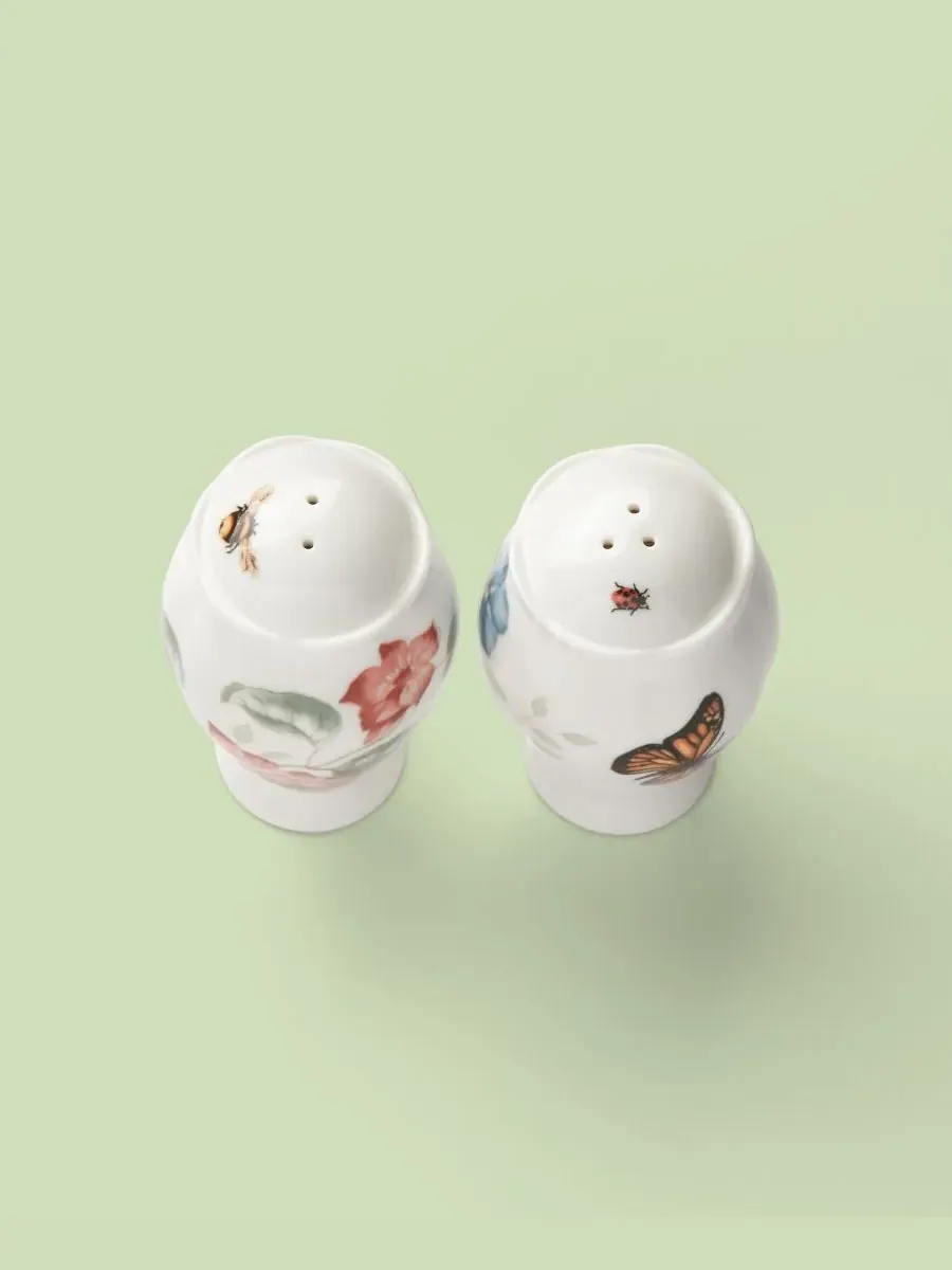 Солонки и перечницы «Луг бабочек» Lenox — изображение 5 из 6, белый