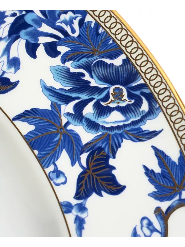 Обеденная тарелка с акцентом на гибискус Wedgwood — изображение 2 из 4, синий