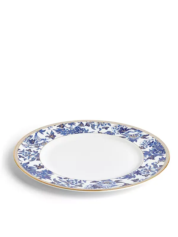Обеденная тарелка с акцентом на гибискус Wedgwood — изображение 4 из 4, синий