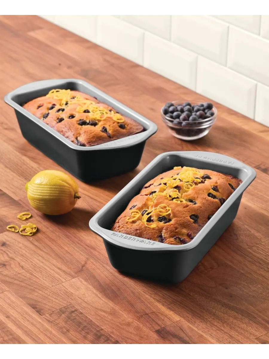Набор из двух стальных форм для выпечки хлеба Disney Bake with Mickey Mouse Farberware — изображение 3 из 7, черный