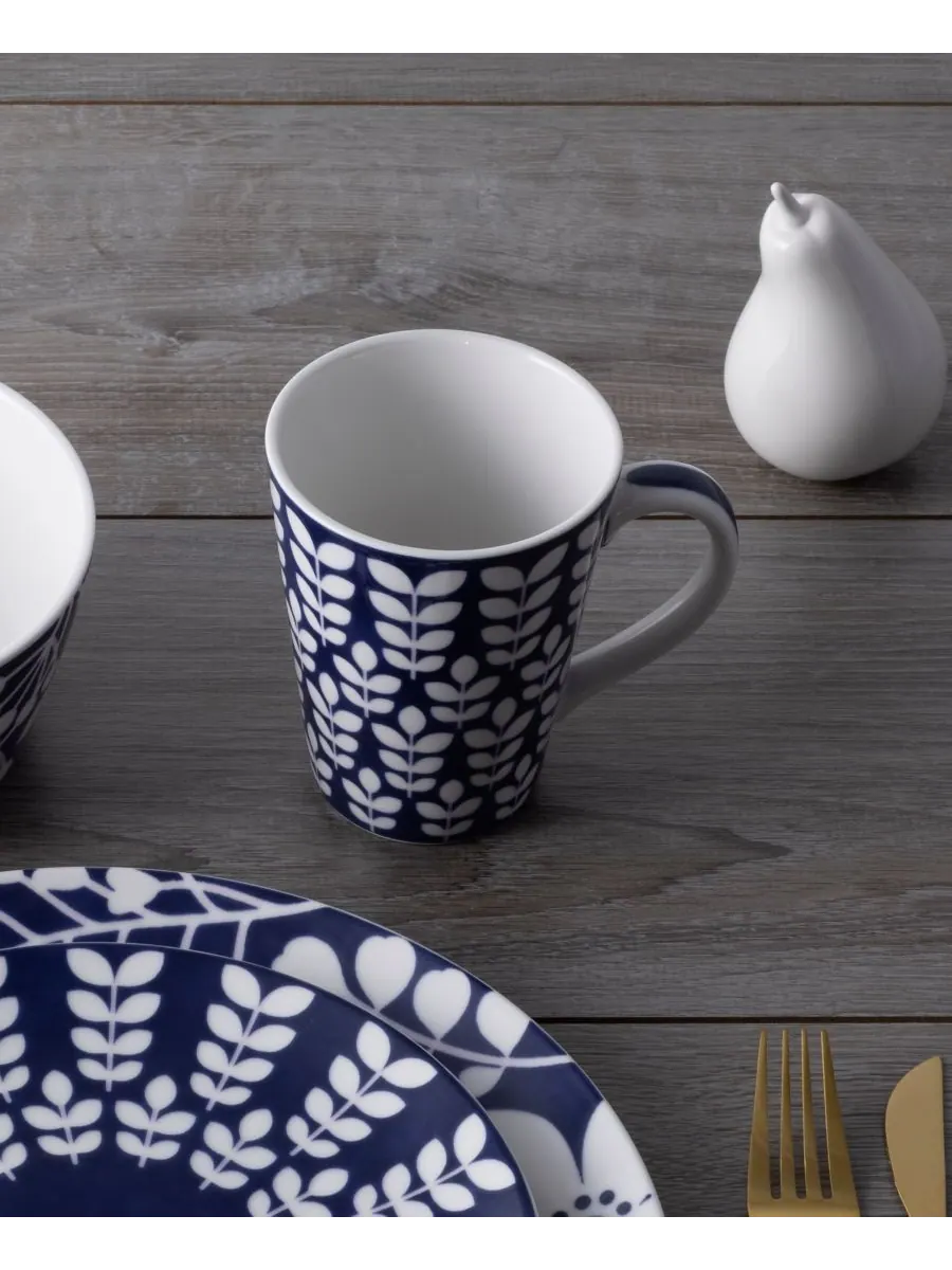 Набор из 4 кружек Bluefjord, 355 мл Noritake — изображение 5 из 5, синий