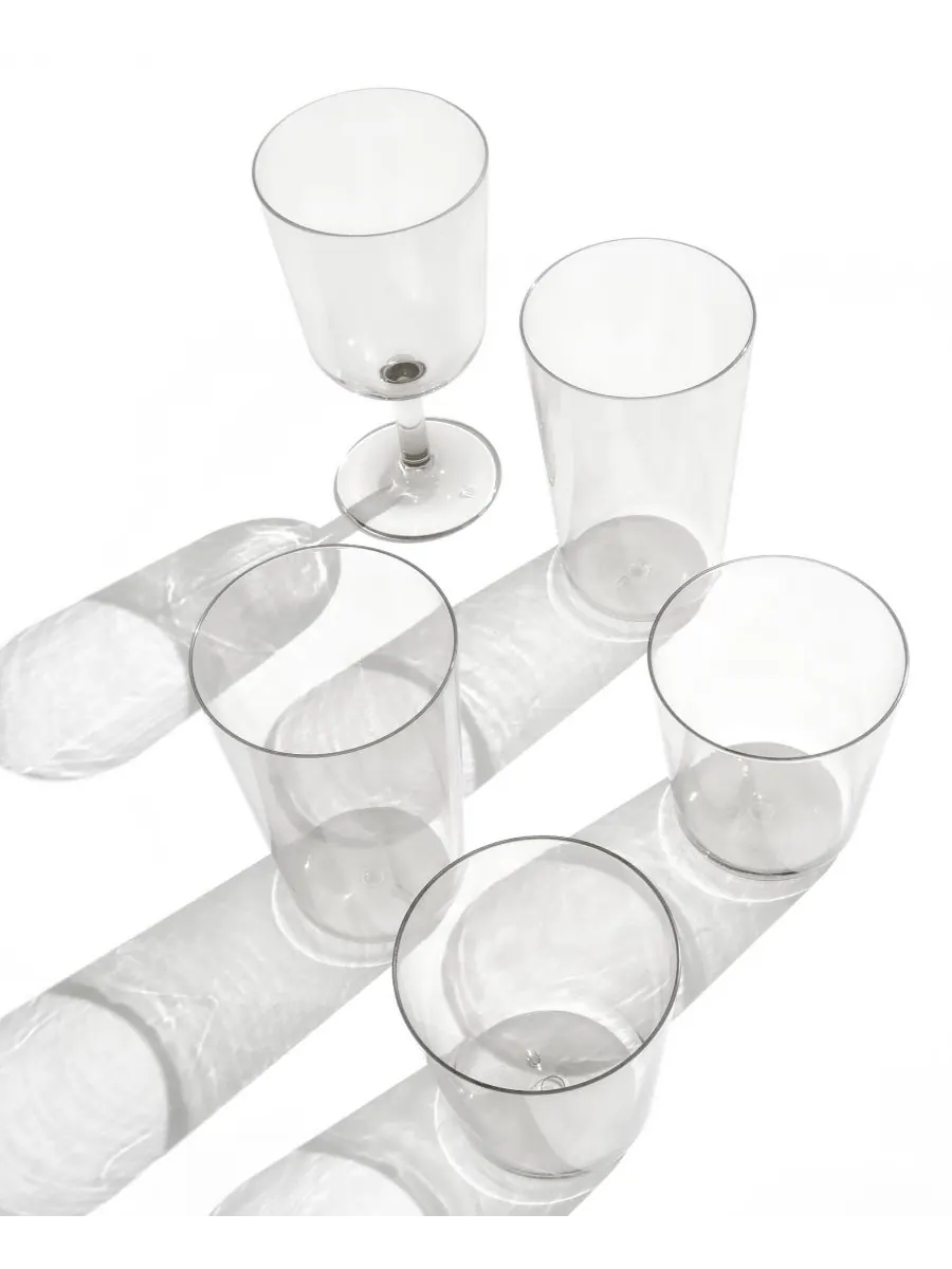 Набор из 6 больших листов Tritan Simple Abode Homewares — изображение 2 из 2, прозрачный