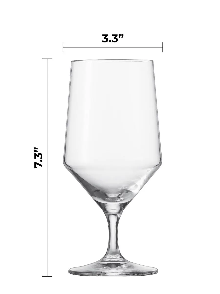 Набор из 4 бутылок чистой воды объемом 15,2 унции Zwiesel Glas — изображение 2 из 9, прозрачный