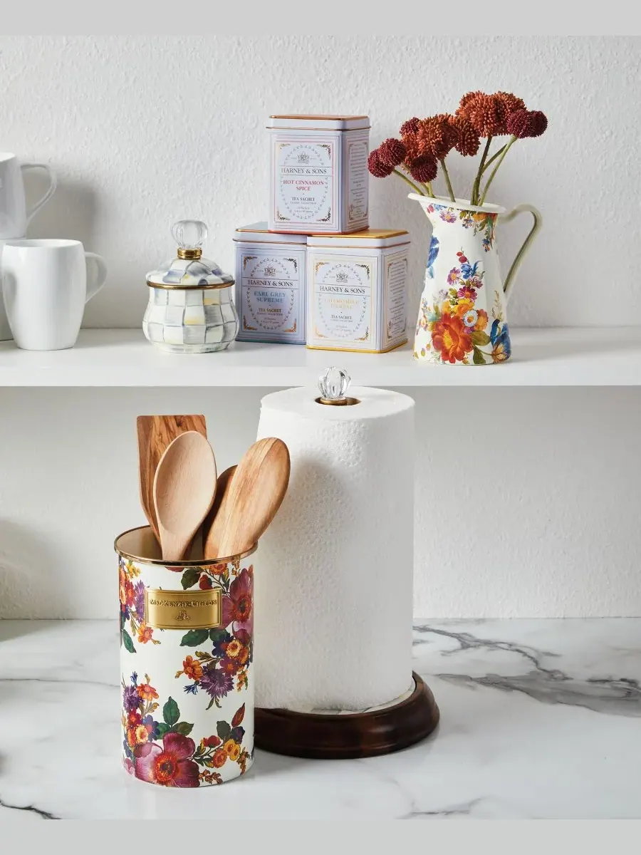 Подставка для столовых приборов White Flower Market Mackenzie-Childs — изображение 2 из 3, нет цвета