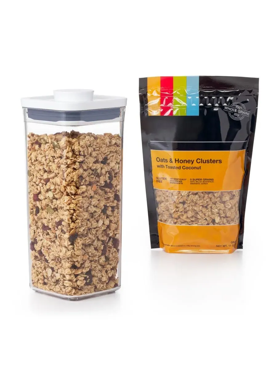 Контейнер для хранения продуктов Pop Small Square Medium Oxo — изображение 4 из 5, нет цвета