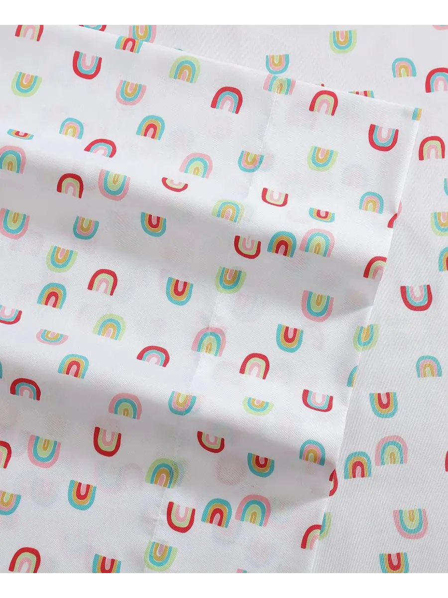 Комплект постельного белья из микрофибры, 3 предмета, размер Twin Eddie Bauer, Sunnyvale Rainbow — изображение 4 из 4