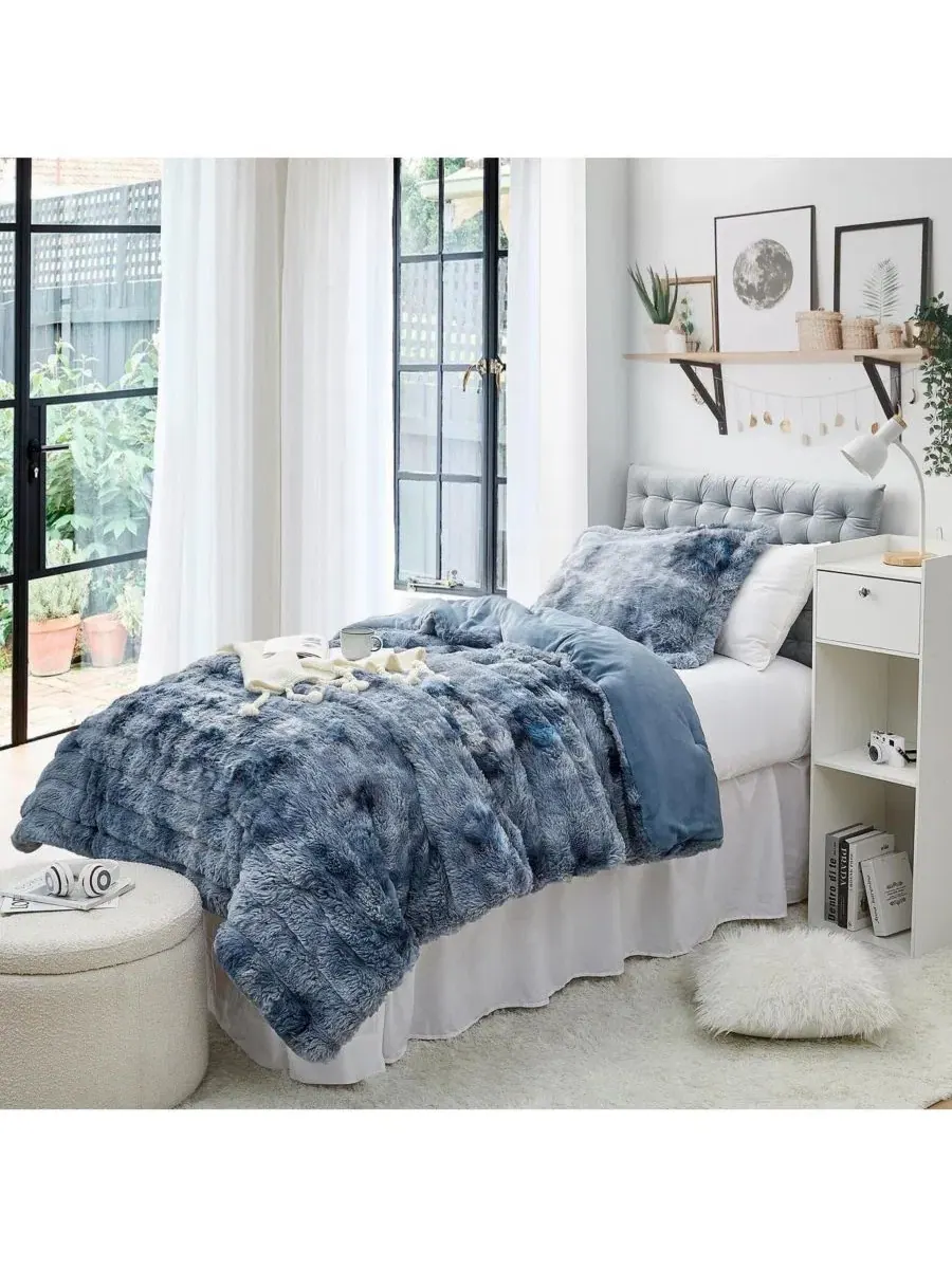 Одеяло-комфортер Oversized с эффектным принтом Snowball Chunky Bunny Byourbed, Midnight Moon