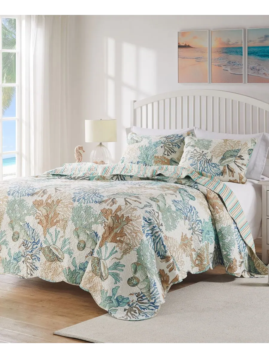 Комплект постельного белья Atlantis Jade, 2 предмета, размер Twin Greenland Home Fashions, Lt Pastel