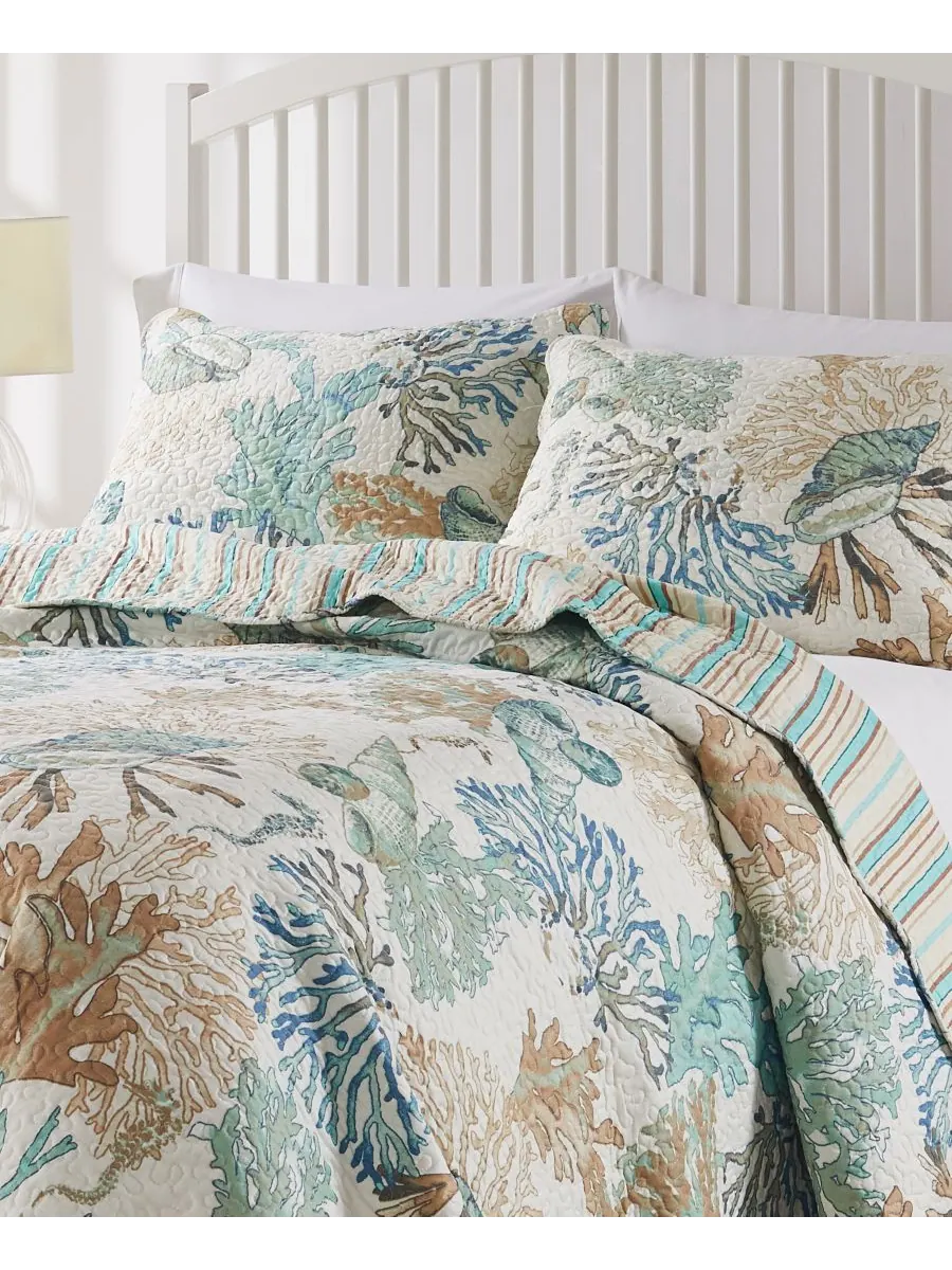 Комплект постельного белья Atlantis Jade, 2 предмета, размер Twin Greenland Home Fashions, Lt Pastel — изображение 4 из 4