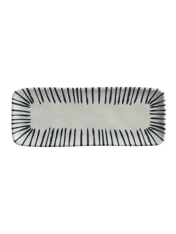 Керамические тарелки Elemento среднего размера прямоугольные, набор из 4 шт. Porto Brasil, elemento — изображение 1 из 4