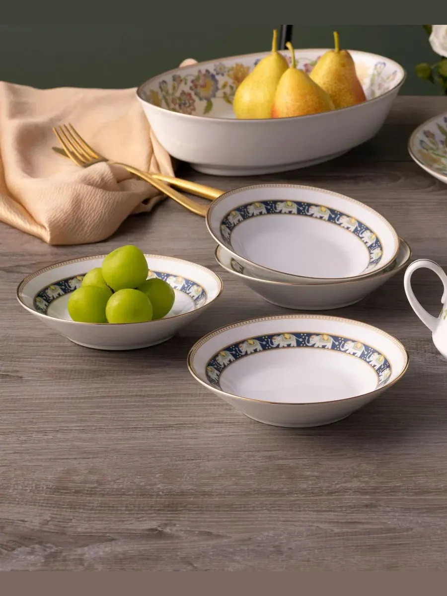 Набор из 4 фруктовых мисок Tusker Garden, объемом 113 г Noritake — изображение 3 из 9