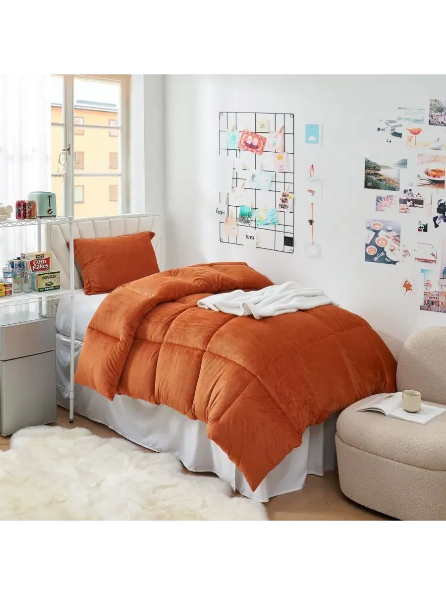 Комплект стеганого одеяла Fatter than Fat, Twin XL Byourbed, Rooibos Tea