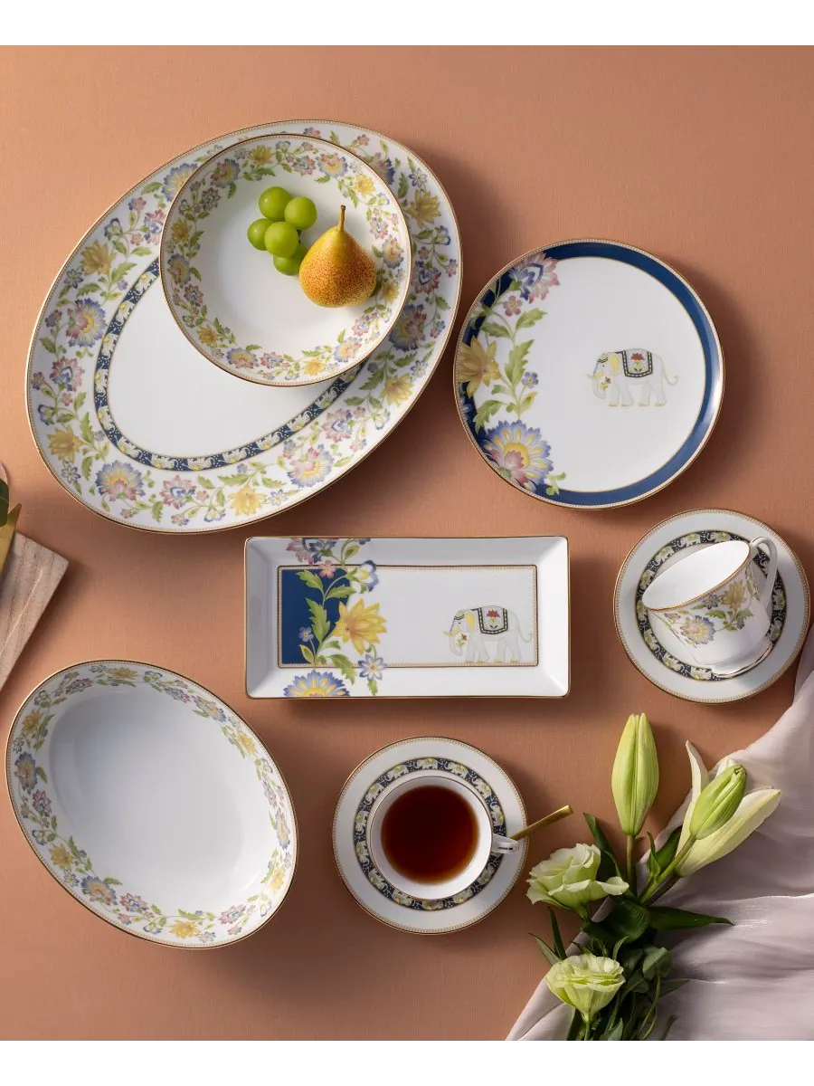 Овальное блюдо Tusker Garden, 14 дюймов Noritake, Open Misc — изображение 9 из 9