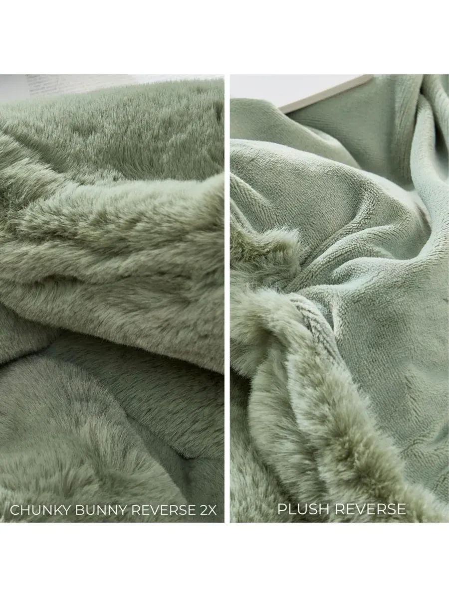 Комплект одеял Комфортер с подушками 1,100 Bunnies Coma Inducer Oversized Twin Comforter Set Plush — изображение 5 из 5