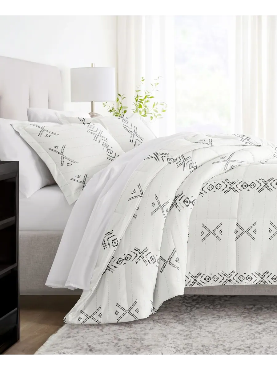 Ienjoy Home Комплект постельного белья Urban Stitch с узором, размер King/California King — изображение 2 из 5